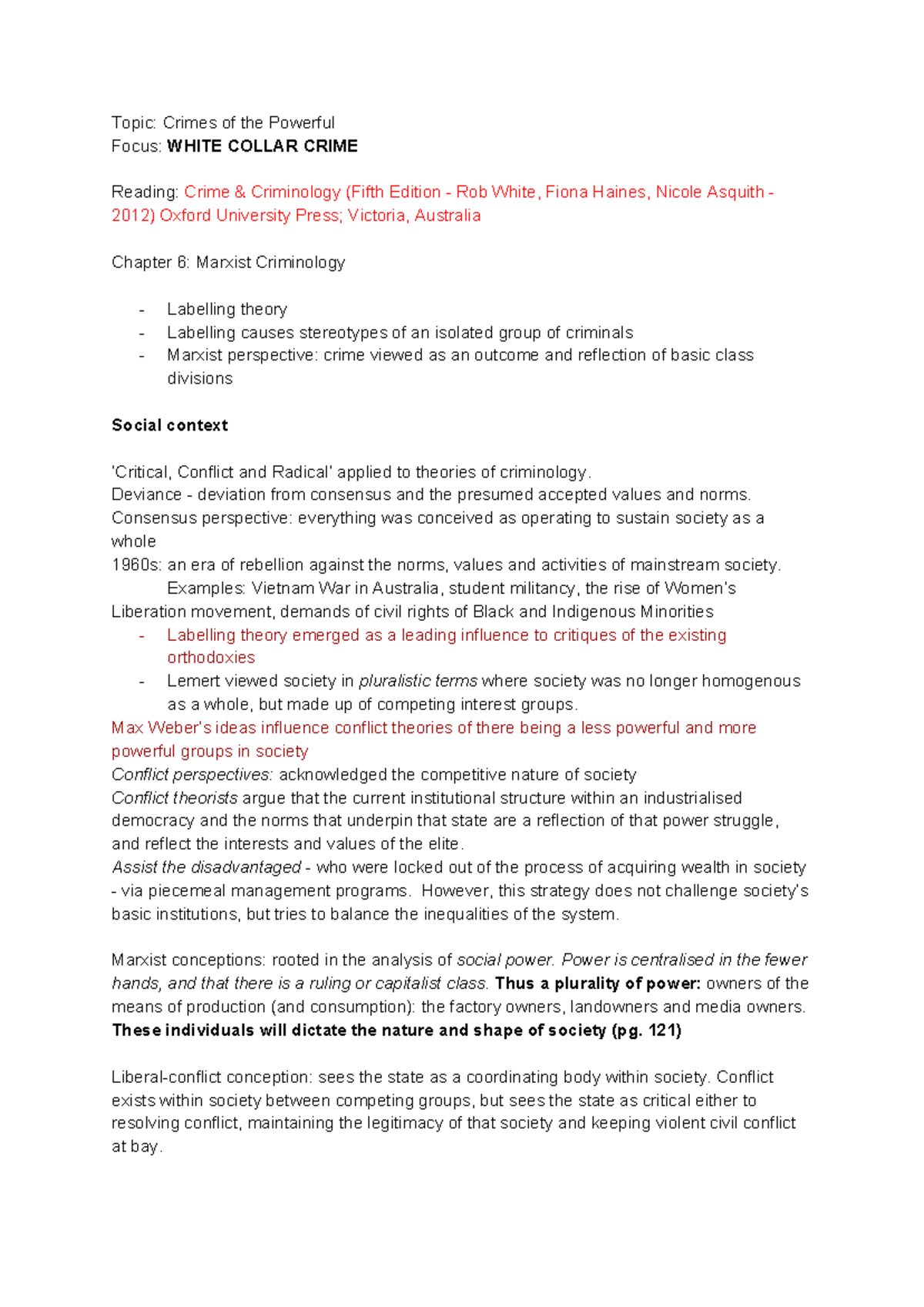 Crimes of the rich and powerful criminology essay 08 image