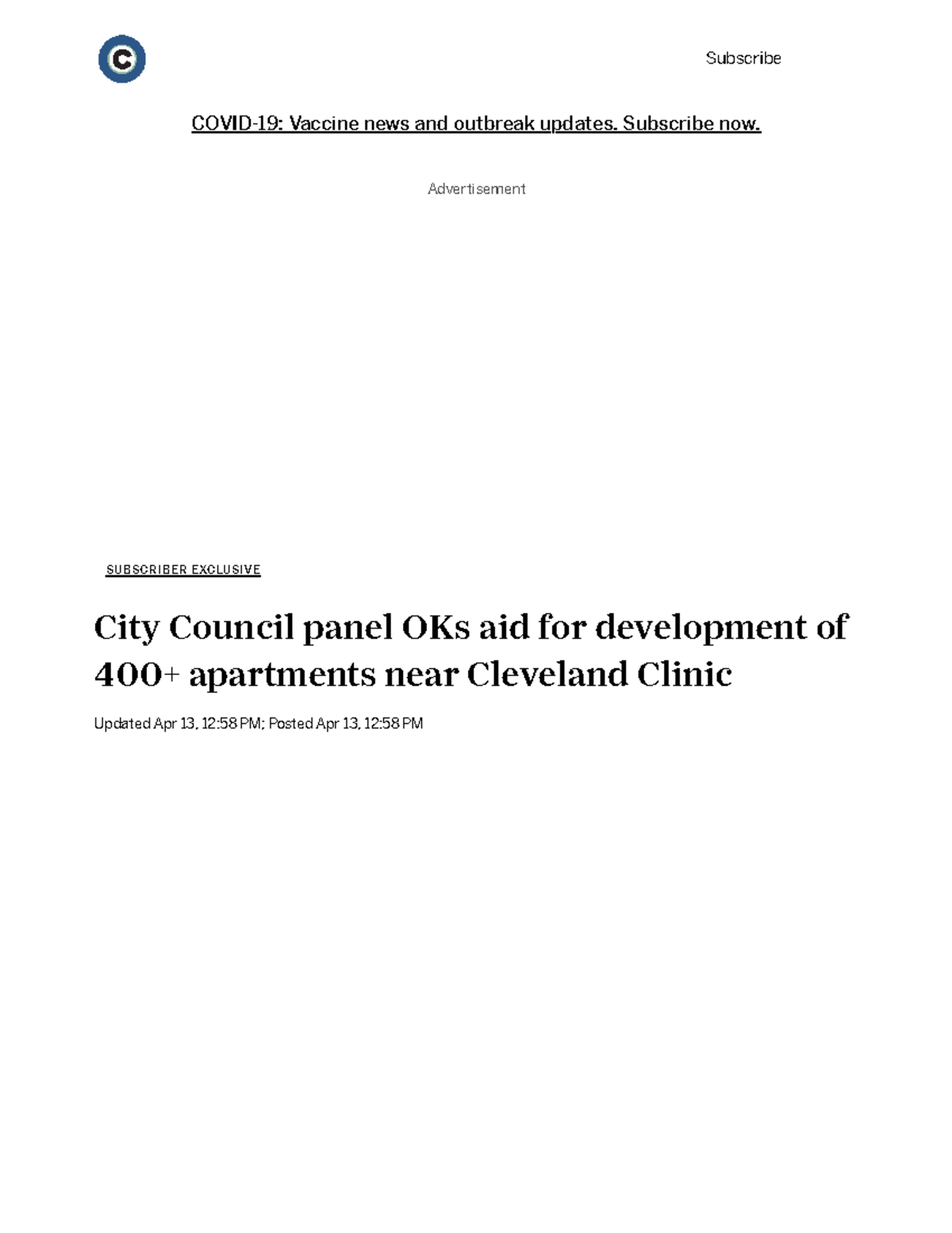 City Council panel OKs aid for development of 400+ apartments near