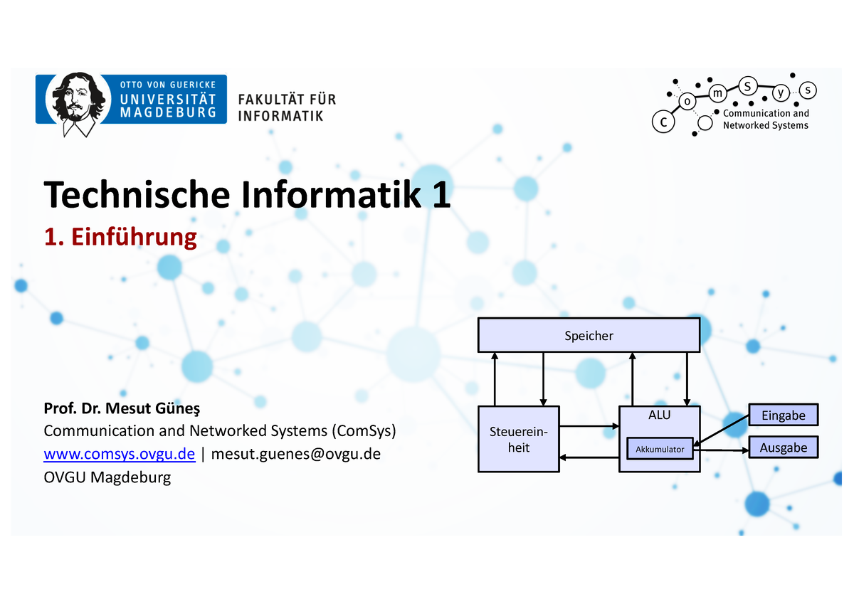 eth technische informatik 1