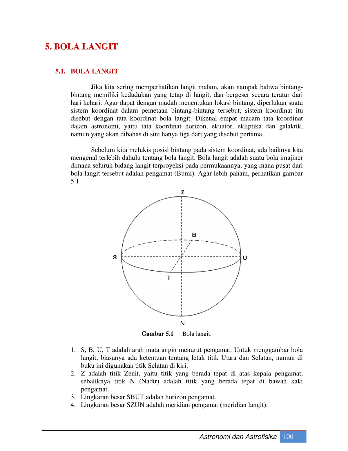 Tata Koordinasi Horizon - 5. BOLA LANGIT 5. BOLA LANGIT Jika Kita ...