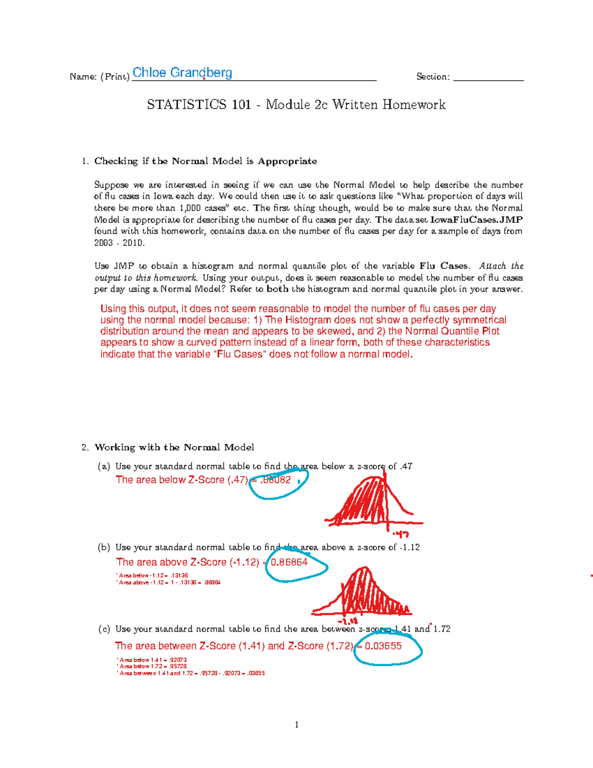 2 3 wileyplus module two homework statistics