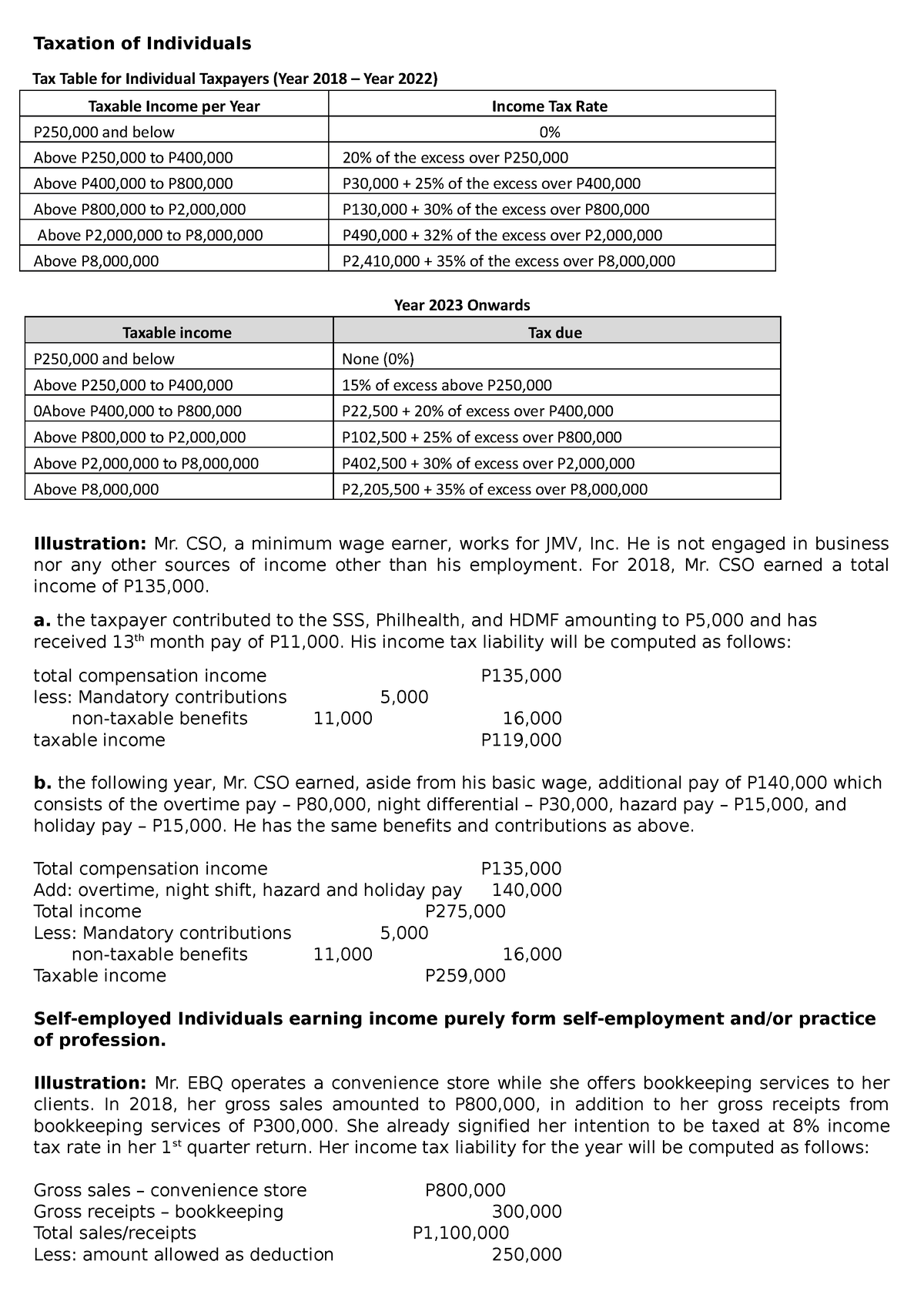 TaxationofIndividuals Taxation of Individuals Tax Table for