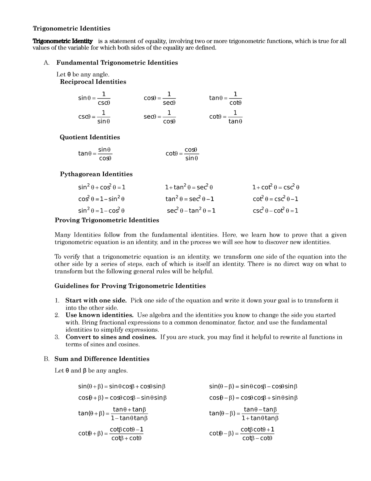 trigonometric-identities-fundamental-sum-and-difference-double