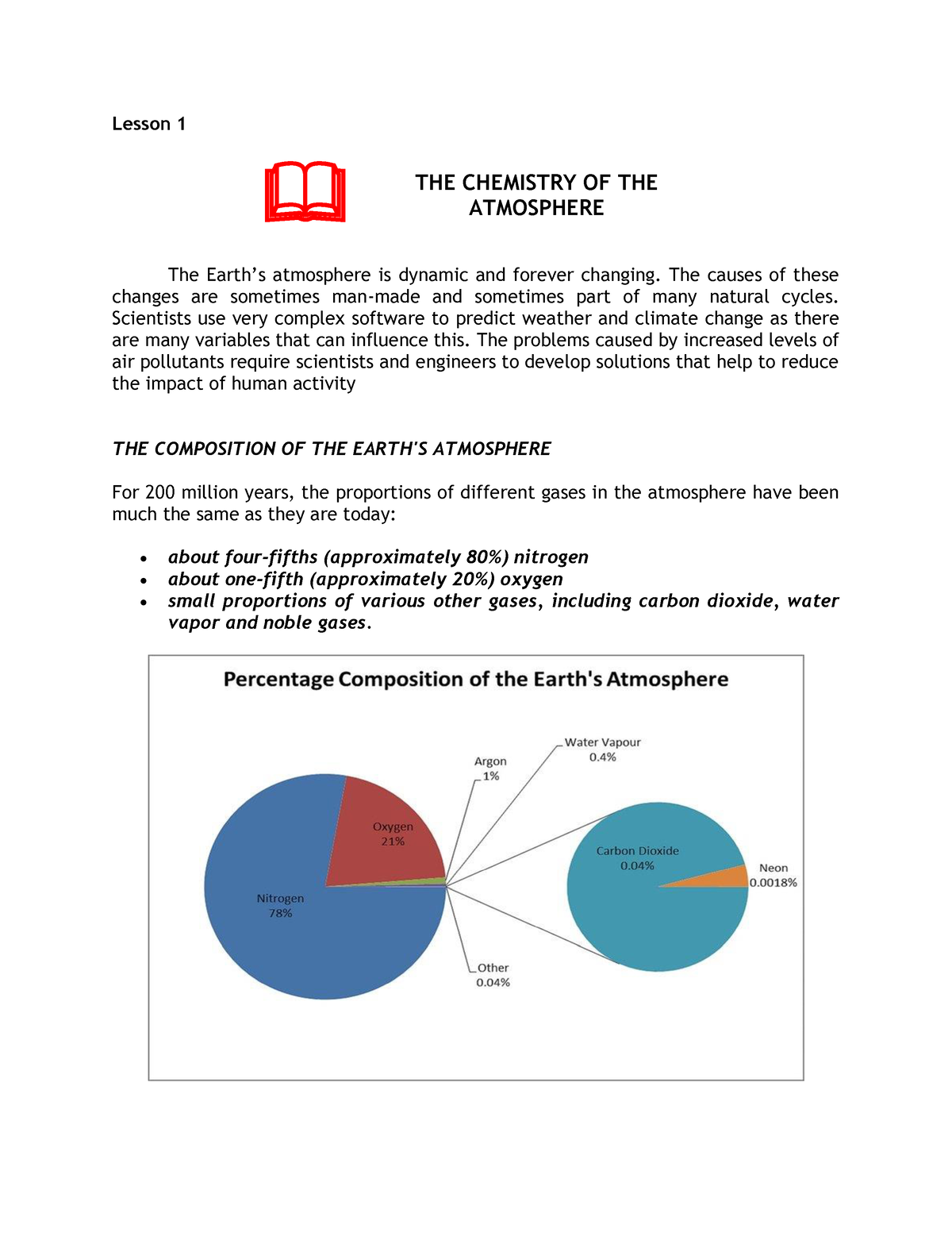 Chemistry Of The Atmosphere Lesson 1 The Earth S Atmosphere Is   Thumb 1200 1553 