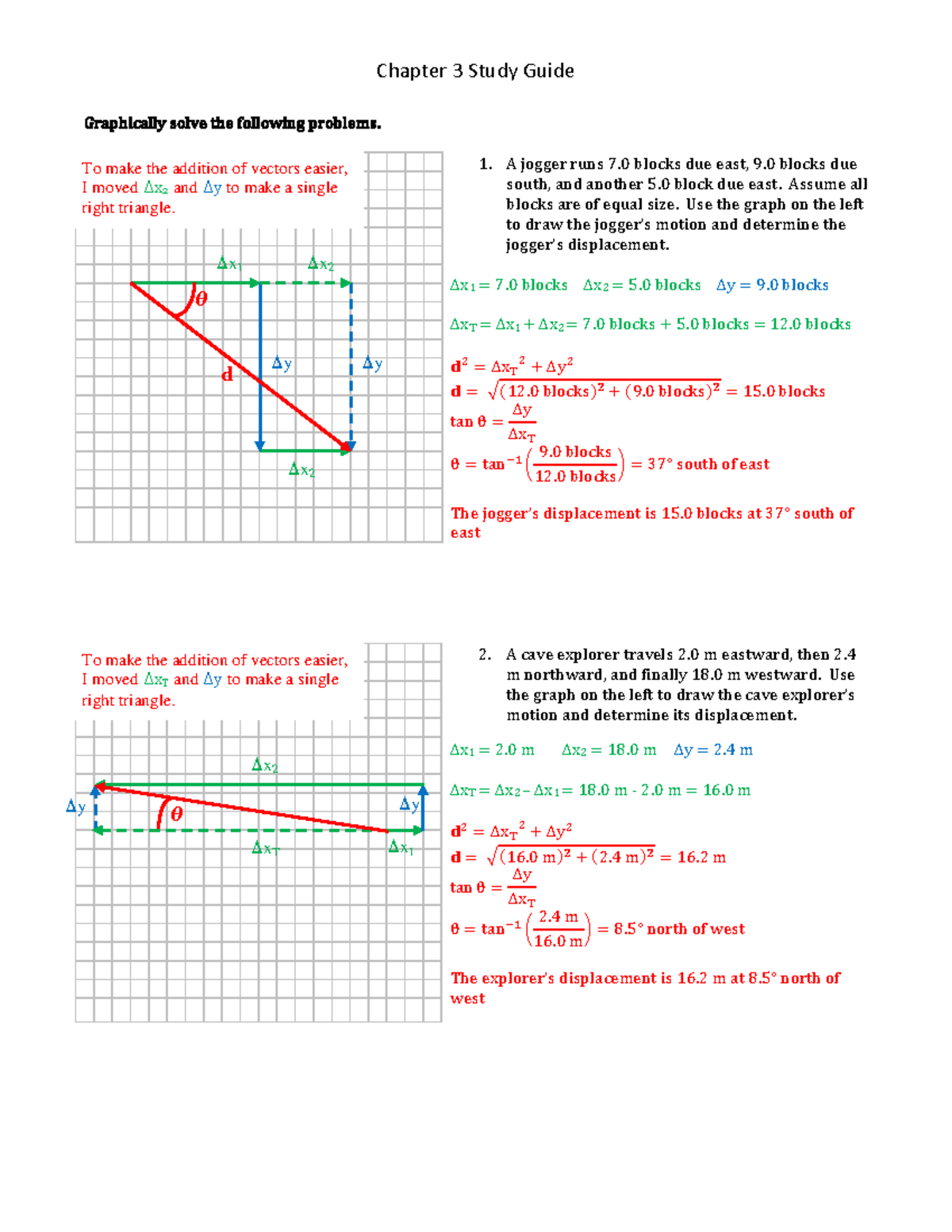 Ch 3 Study Guide Solutions - Chapter 3 Study Guide Graphically Solve ...