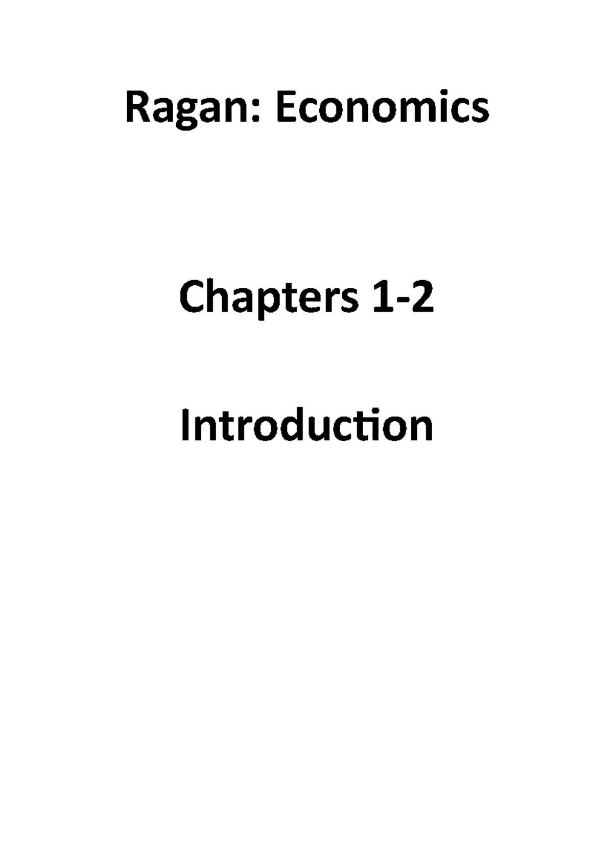 Lecture 1 Ch1-2 - 3,Lecture 1 ECON-2100-0 - Microeconomics - Ragan ...