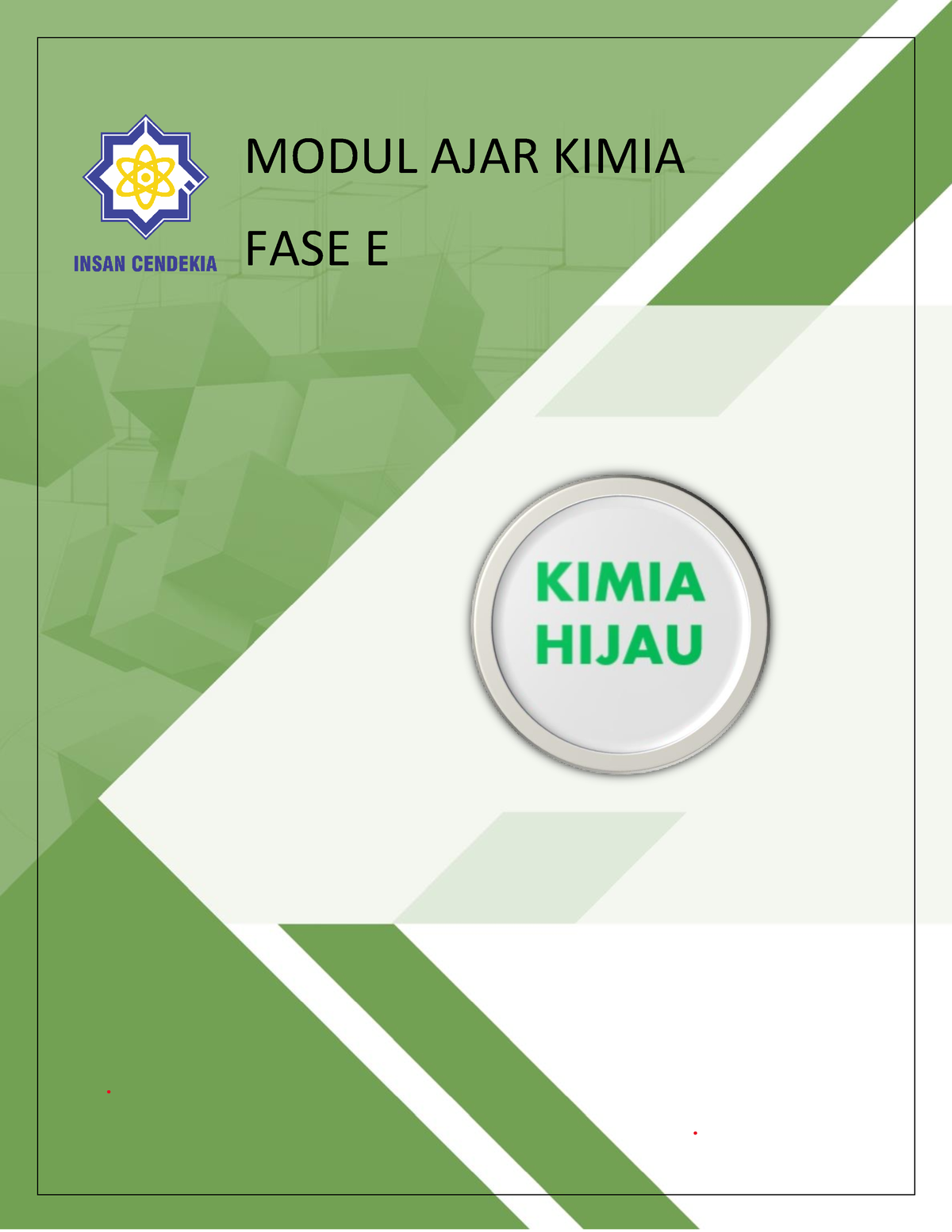 LKPD Kimia Hijau - Green Chemistry - MODUL AJAR KIMIA FASE E IDENTITAS