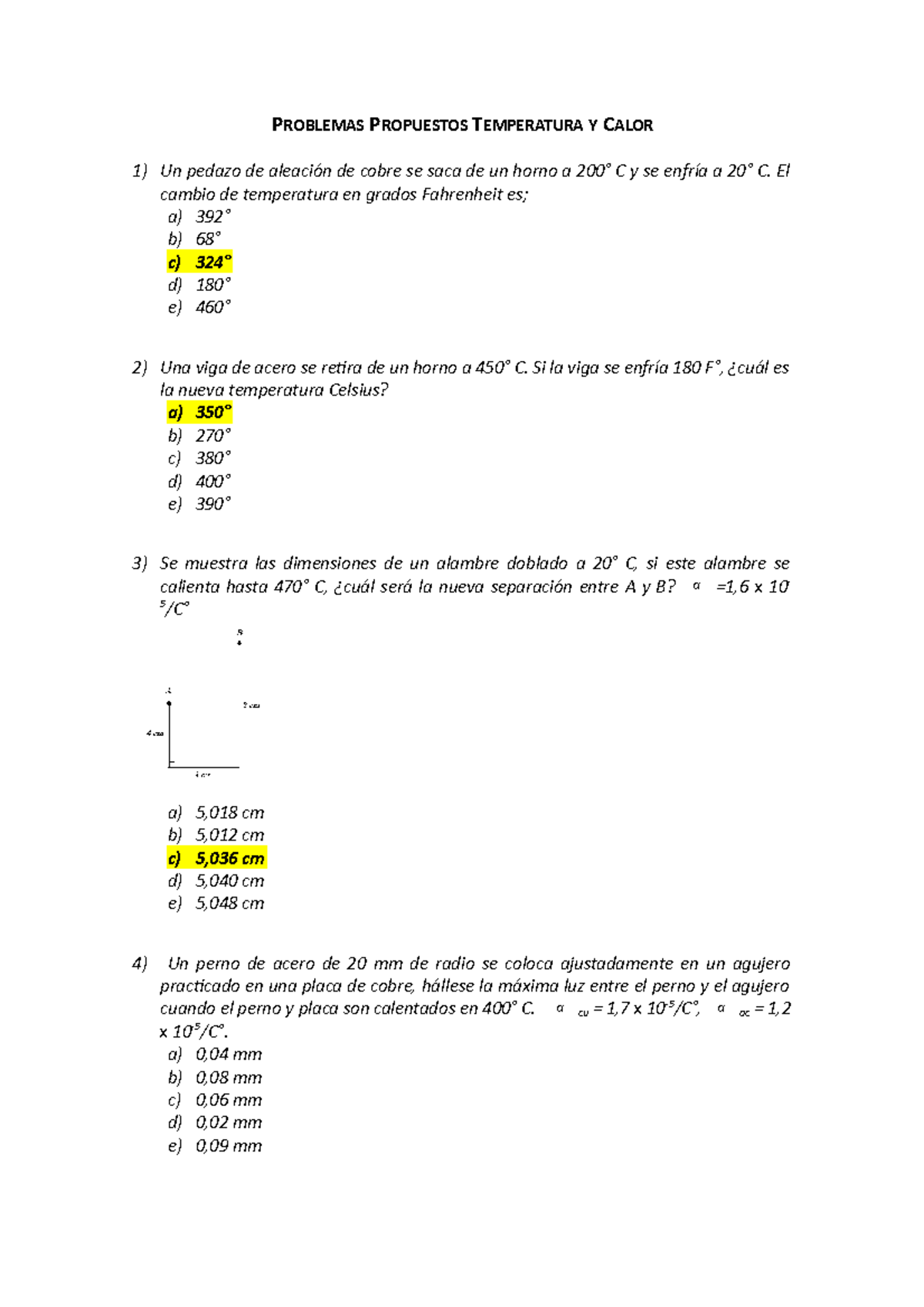 Cuantos Grados Centigrados Son 400 Grados Fahrenheit Semana N° 08 - Temperatura Y Calor - PROBLEMAS PROPUESTOS TEMPERATURA Y  CALOR Un pedazo de aleación - StuDocu