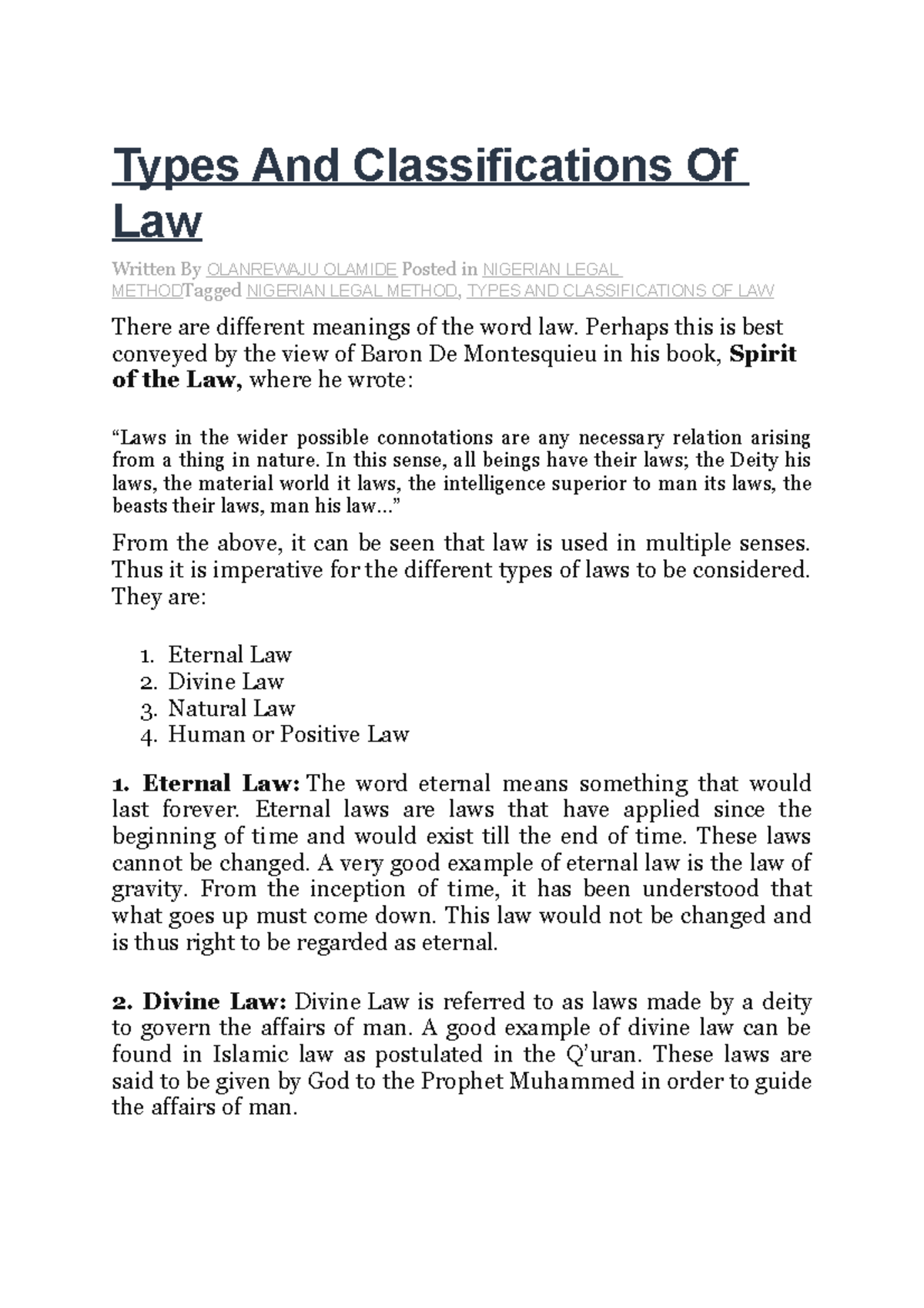 types-and-classifications-of-law-types-and-classifications-of-law