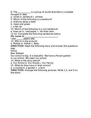 Answer - SW A. 1. A 2. C 3. C 4. A 5. B 6. C 7. A 8. A 9. C 10. B 11. B ...