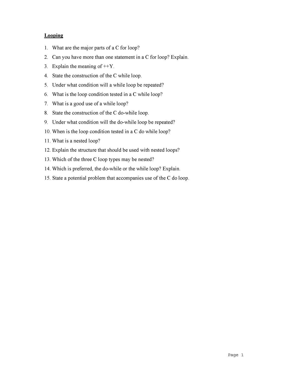 3-looping-questions-page-1-looping-what-are-the-major-parts-of-a