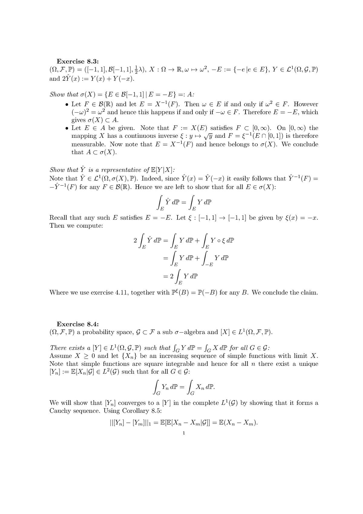 Mtp7 Measure Theoretic Probability 5374metp8y Uva Studeersnel