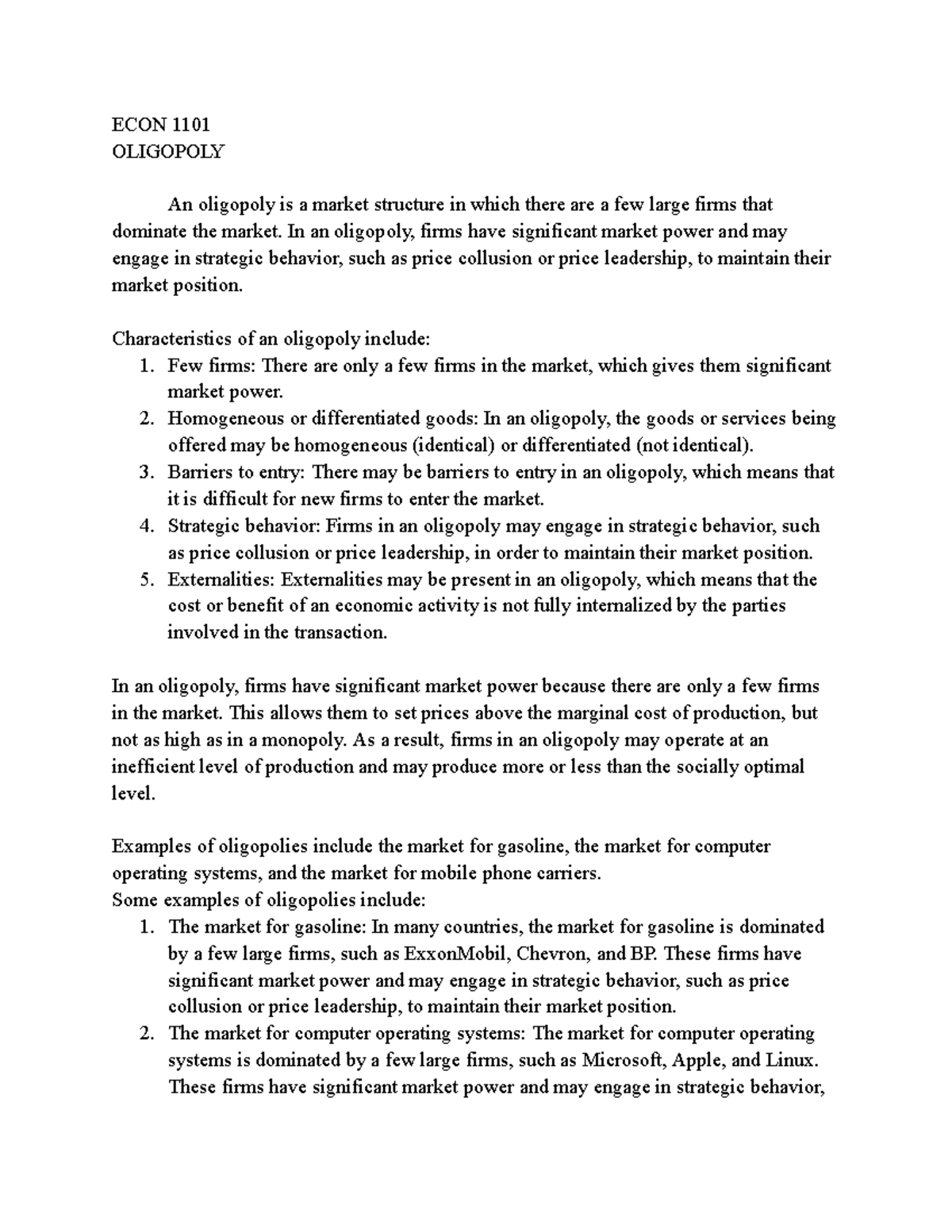 oligopoly-econ-1101-oligopoly-an-oligopoly-is-a-market-structure-in