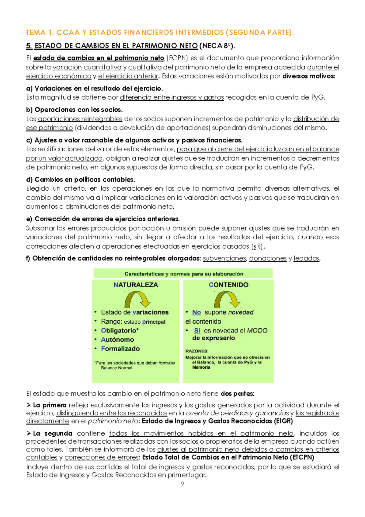 Tema 1. Cuentas anuales y estados financieros intermedios (II) - TEMA 1 ...
