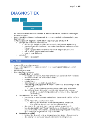 Les 1 - inleiding stemstoornissen (zorgtraject stem) - INLEIDING ...