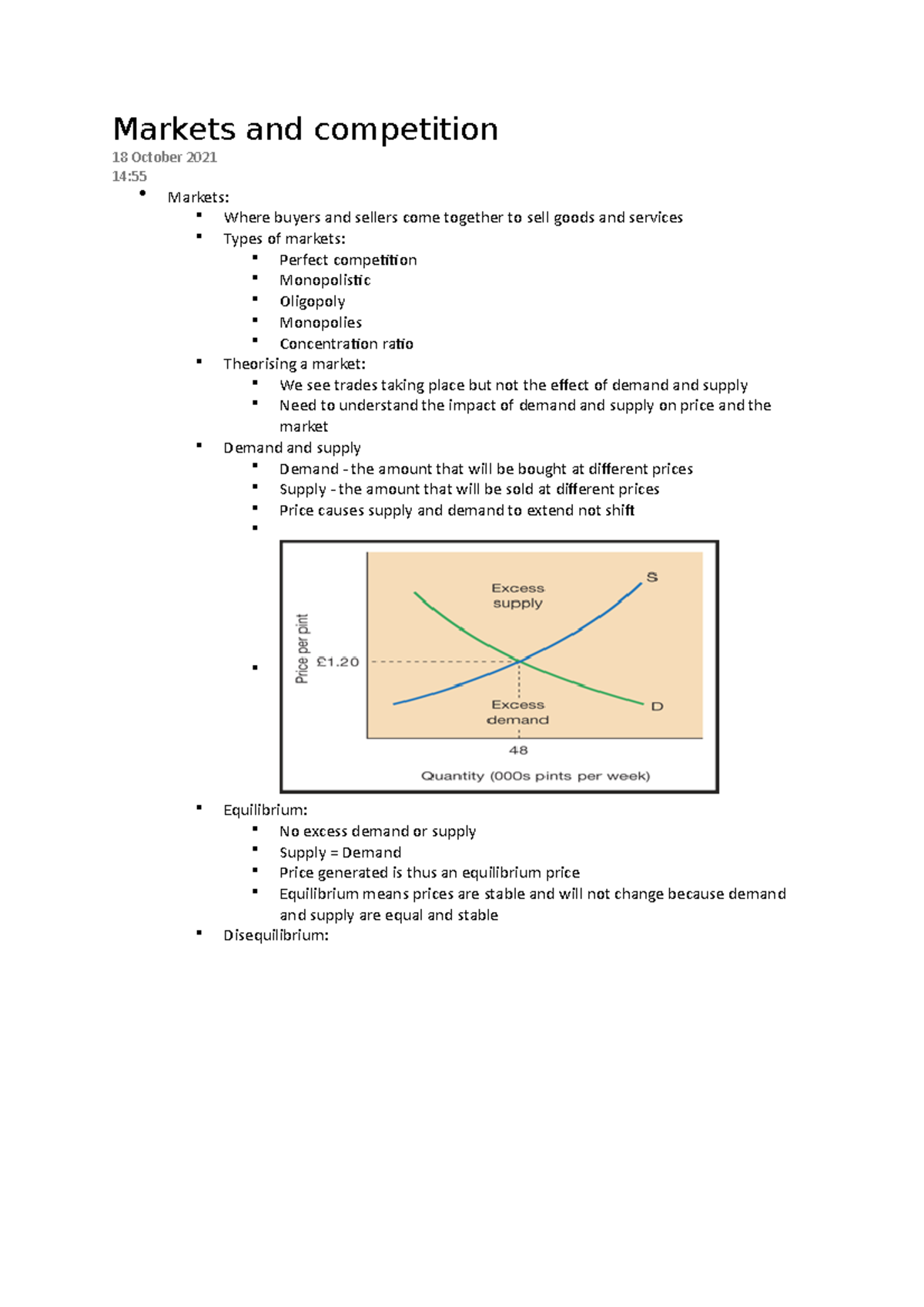 Markets and competition - Porter, The Five Competitive Forces that ...