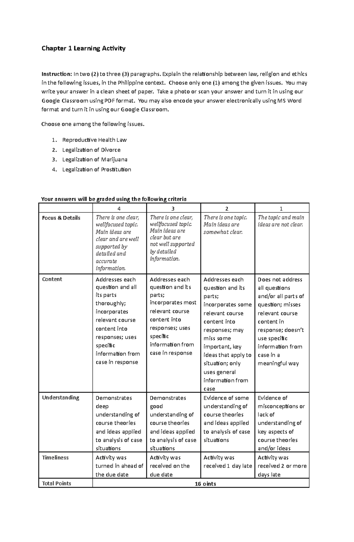 the developing child homework activities answer key chapter 1