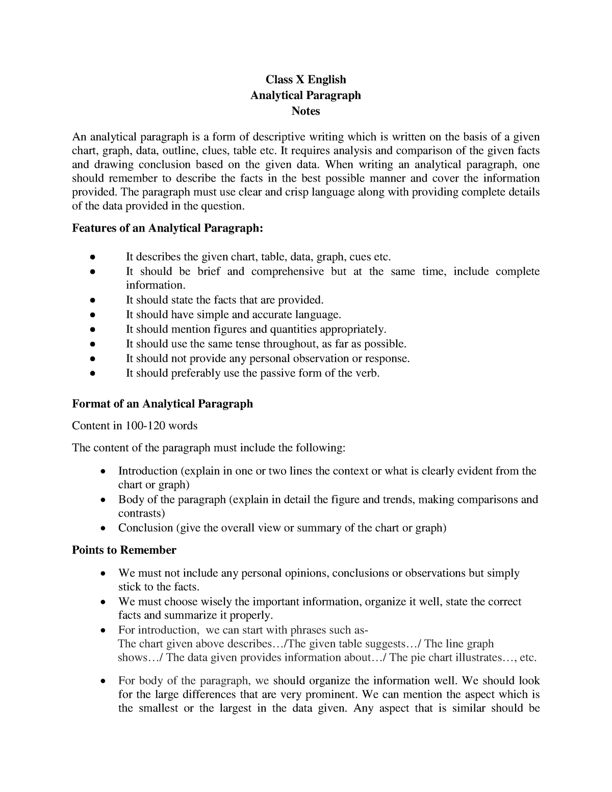 10 English Analytical Paragraph Notes Class X English Analytical   Thumb 1200 1553 