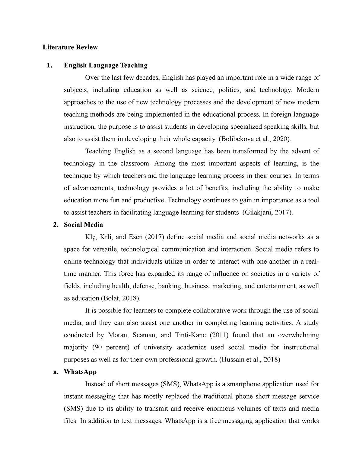 english lessons through literature review