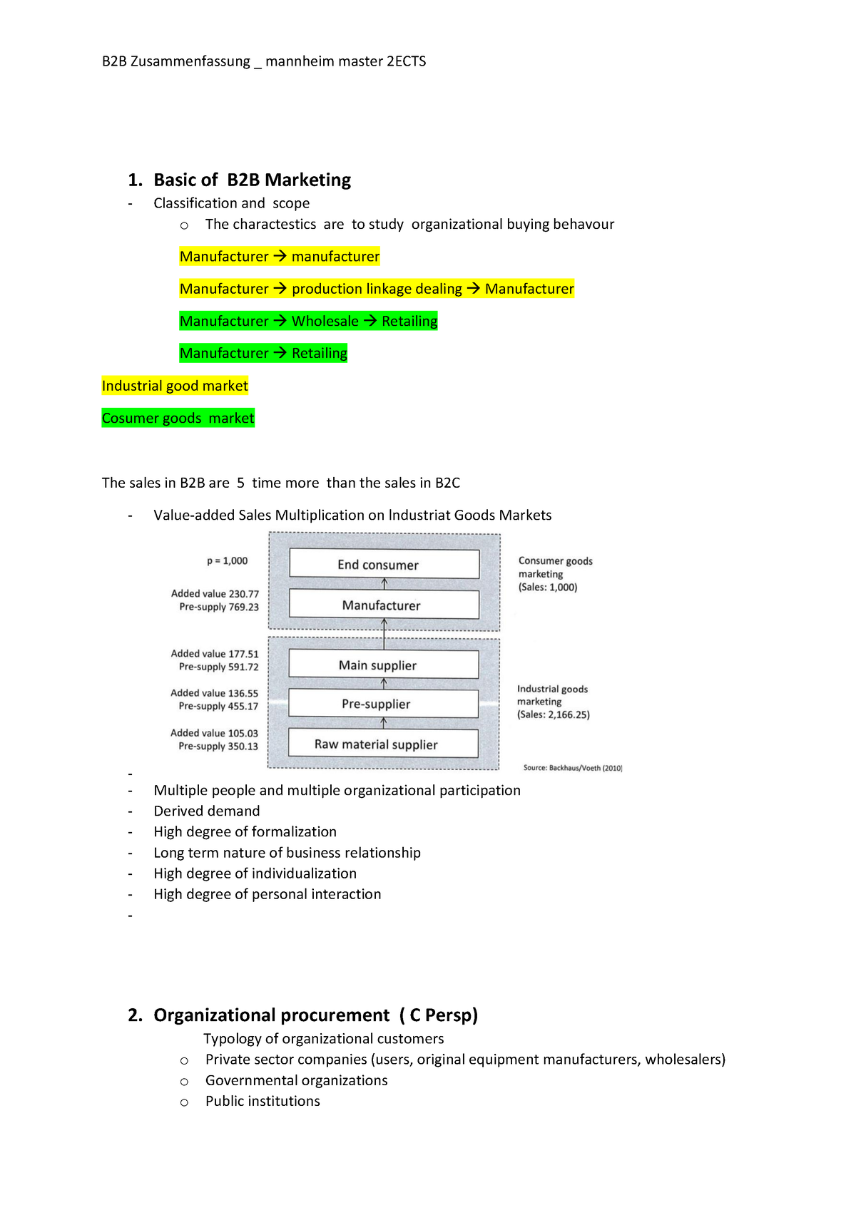 Basic Of B2B Marketing - 1. Basic Of B2B Marketing Classification And ...