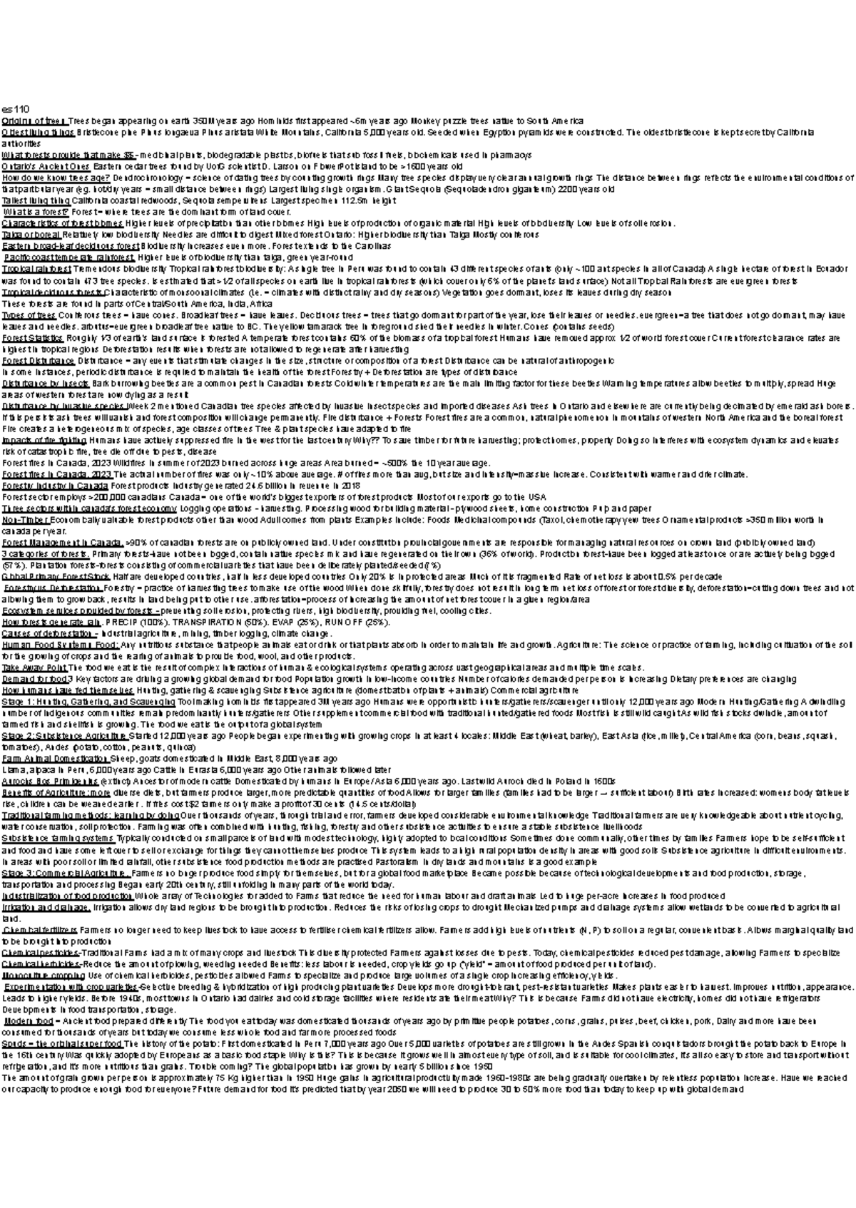 midterm es110 laurier es Origins of trees Trees began appearing on
