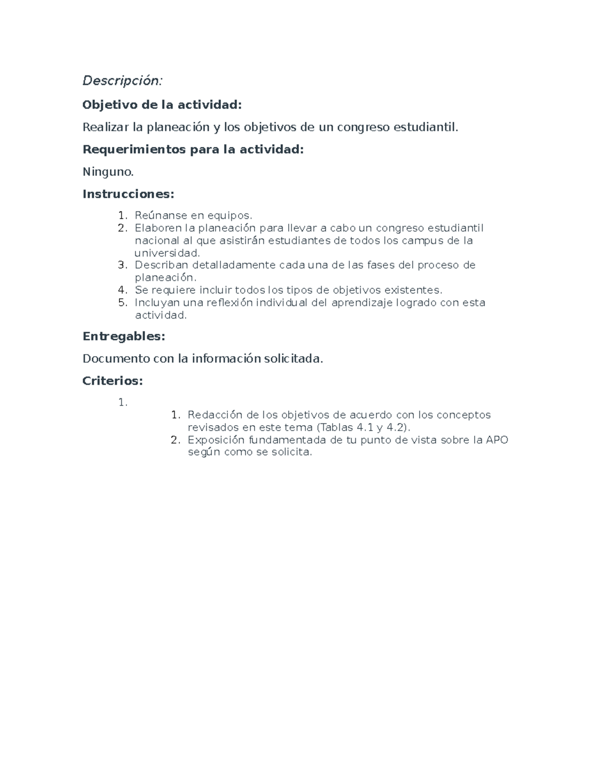Documento (4) - Tarea de la actividad 6 - Descripción: Objetivo de la ...