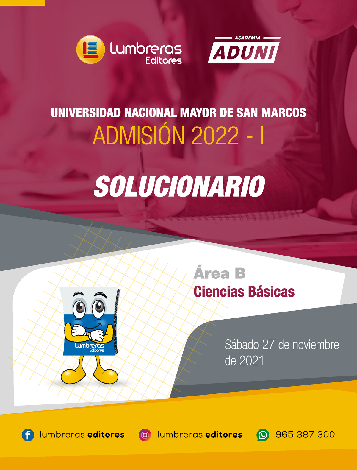 SOL Adm Unmsm (area B) Solucionario De - ####### Editores Academia ...