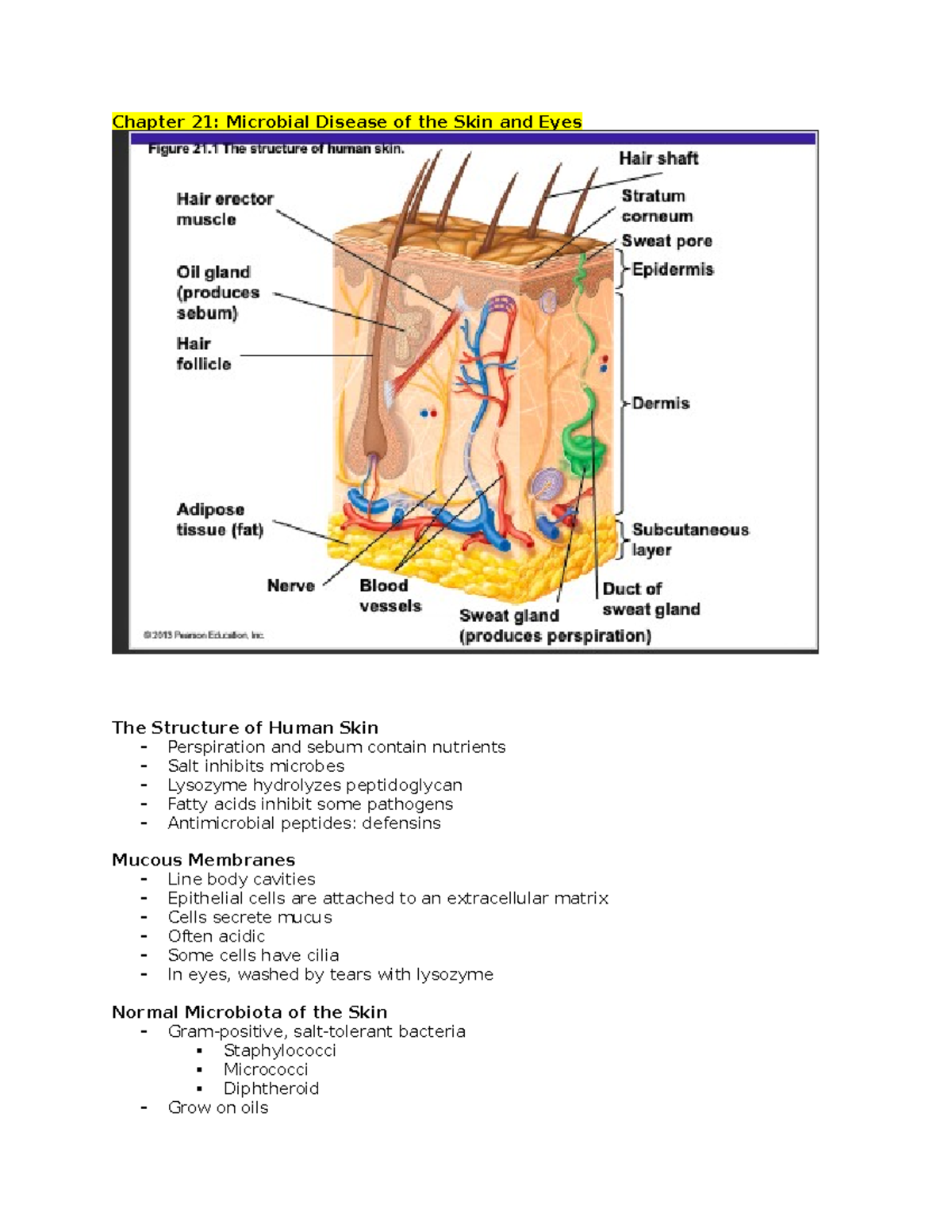 Chapter 21 - Lecture notes Lecture 6 - Chapter 21: Microbial Disease of ...