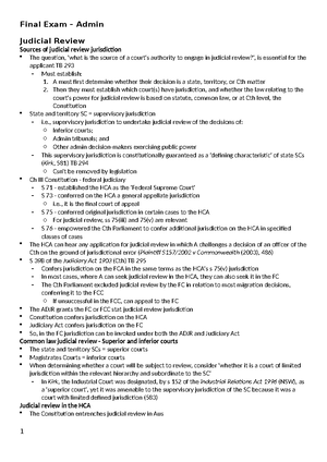 Principles of Public Law - Statutory Interpretation notes - Final Exam ...