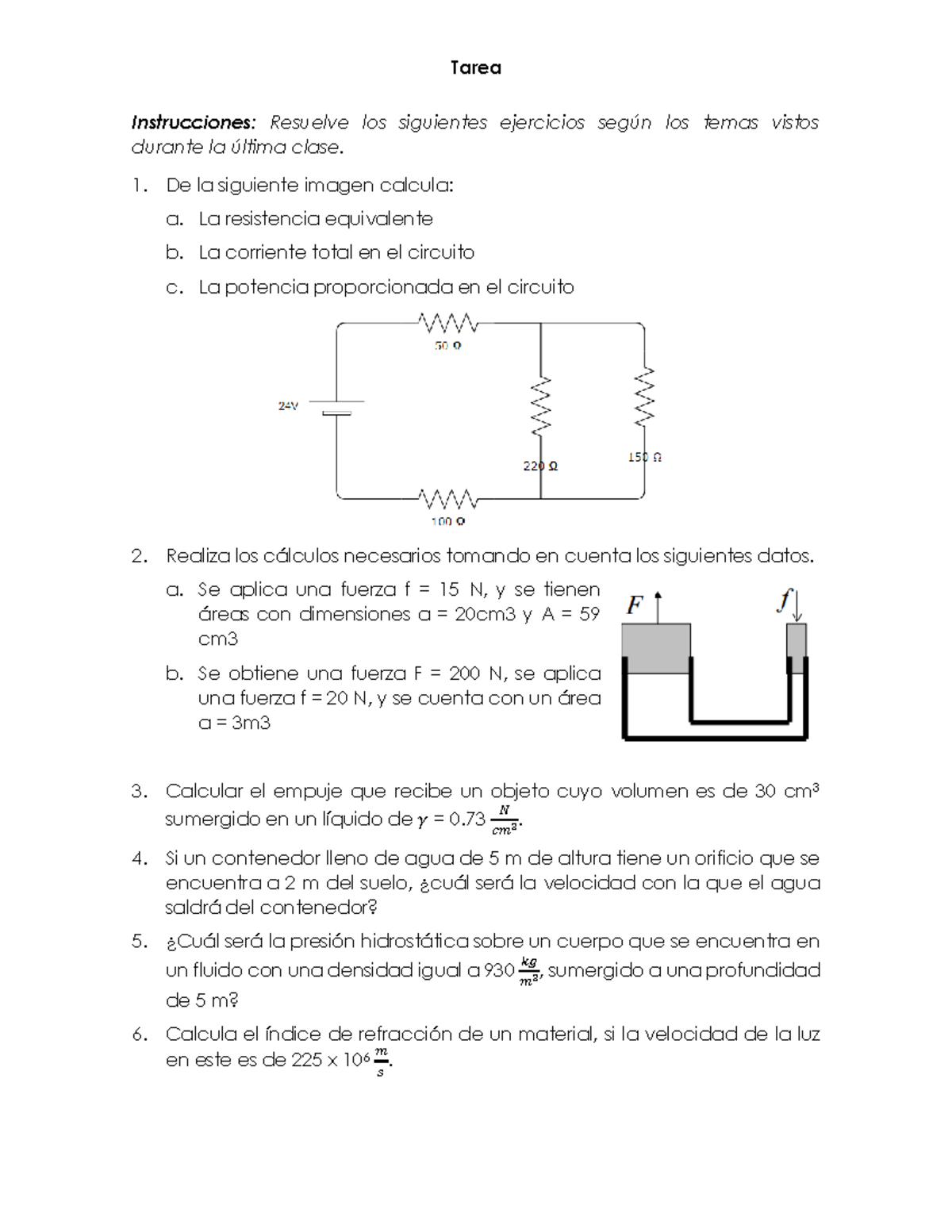 Tarea Unidades 8, 9 Y 10 - Ddddddddd - Tarea Instrucciones: Resuelve 