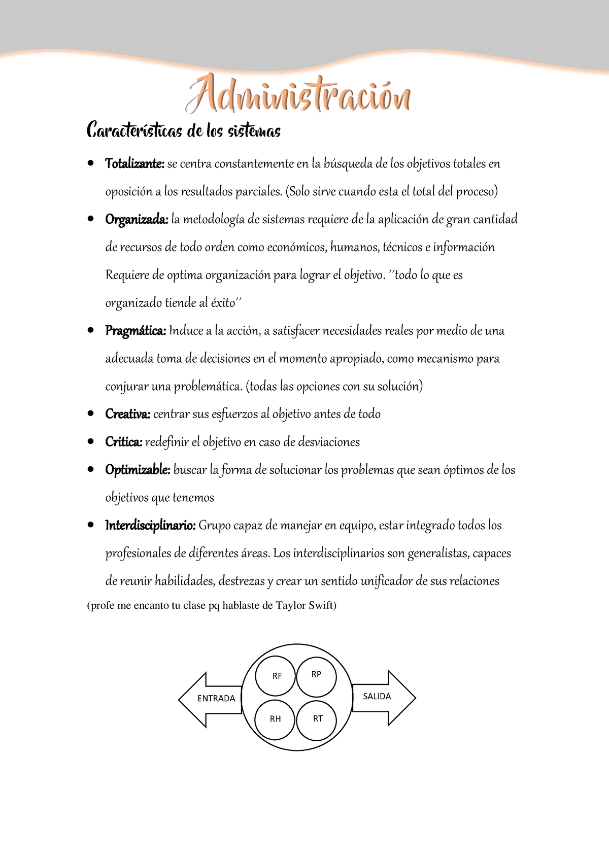 Administración Resumen - Totalizante: Se Centra Constantemente En La B ...