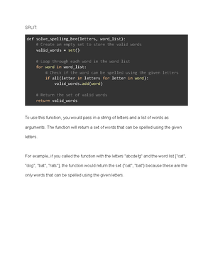 Python Explanation - CSCI 1300 August 19th, 2022 Python Explanation ...
