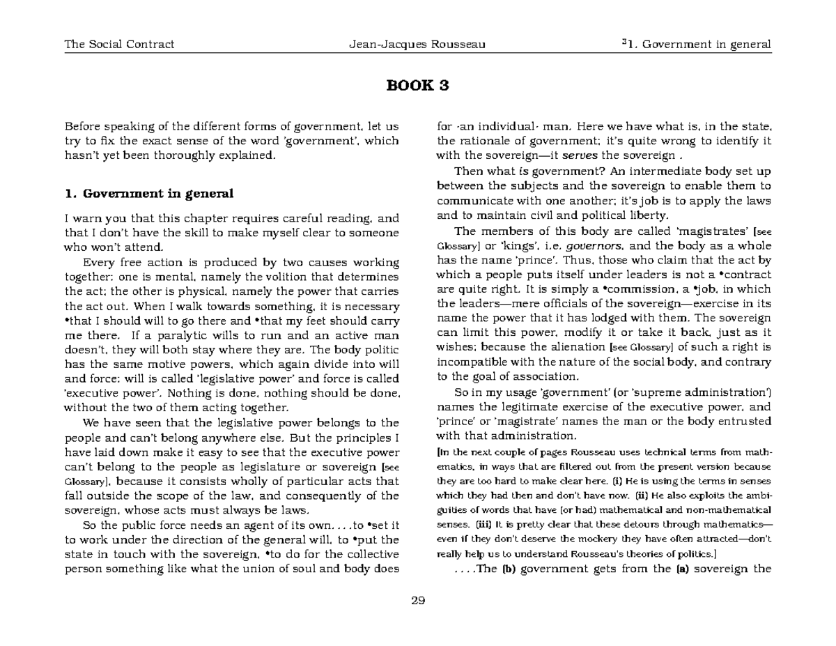 The Social Contract by rousseau - The Social Contract Jean-Jacques ...
