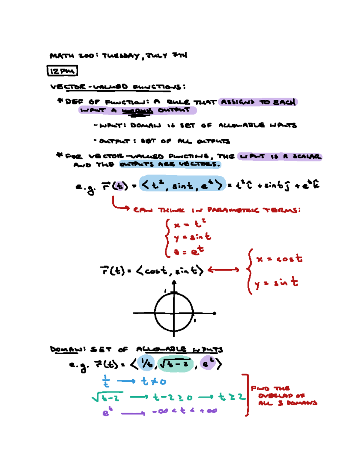 Note Jul 7, 2020 - Lecture Notes 5 - MATH 200 TUESDAY JULY 7TH 1121021 ...
