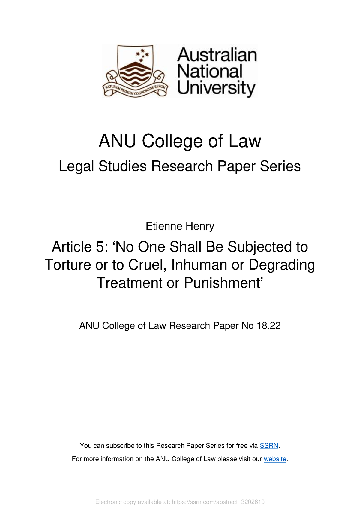 thesis by publication anu