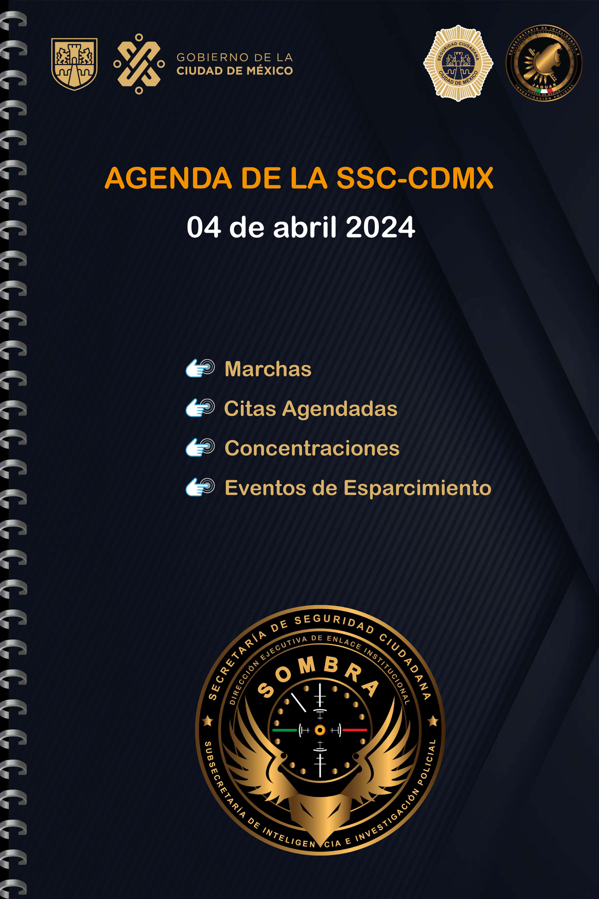 Agenda de Movilizaciones Sociales-2 - AGENDA DE LA SSC-CDMX 04 de abril ...