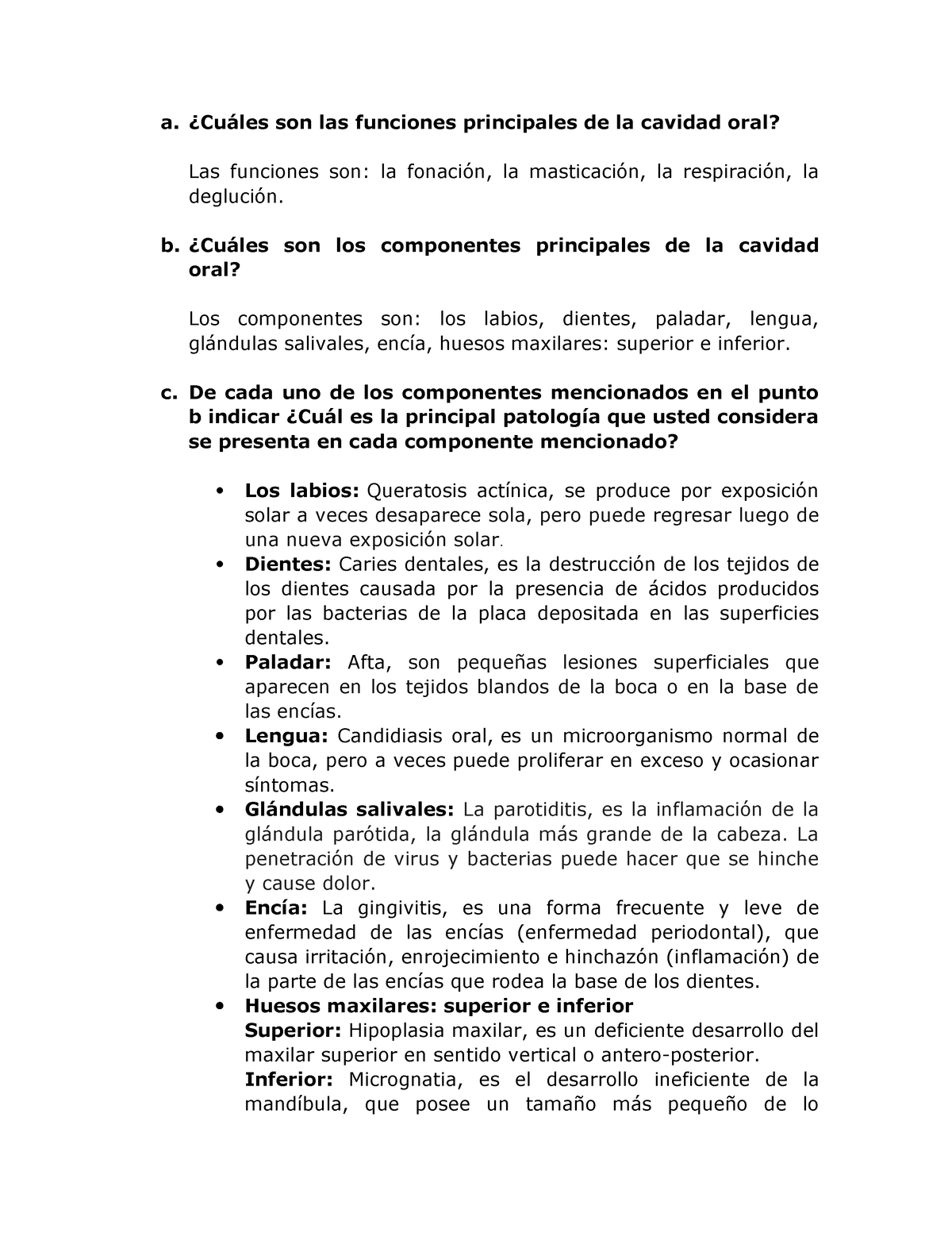 Cuáles Son Las Funciones Principales De La Cavidad Oral A ¿cuáles Son Las Funciones 5247