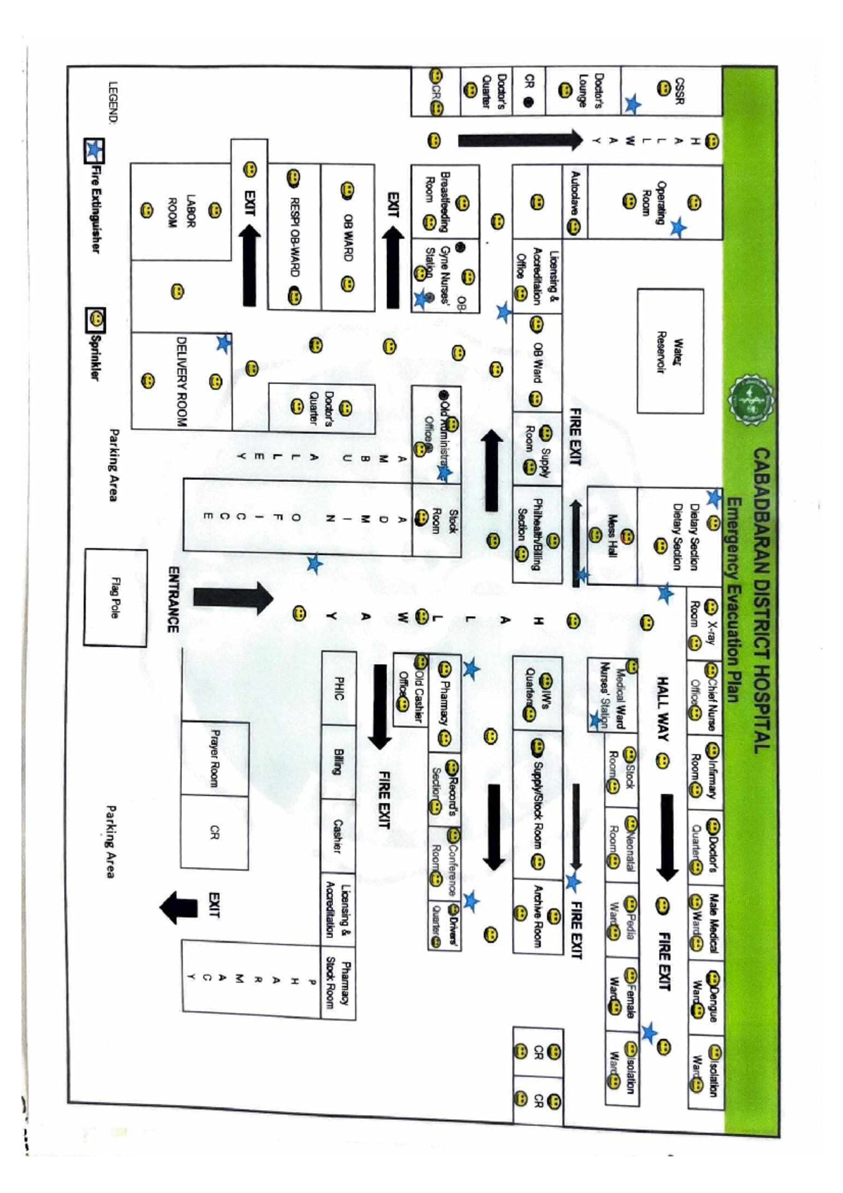 CDH- Floor-PLAN - CABADBARAN DISTRICT HOSPITAL Emergency Evacuation ...