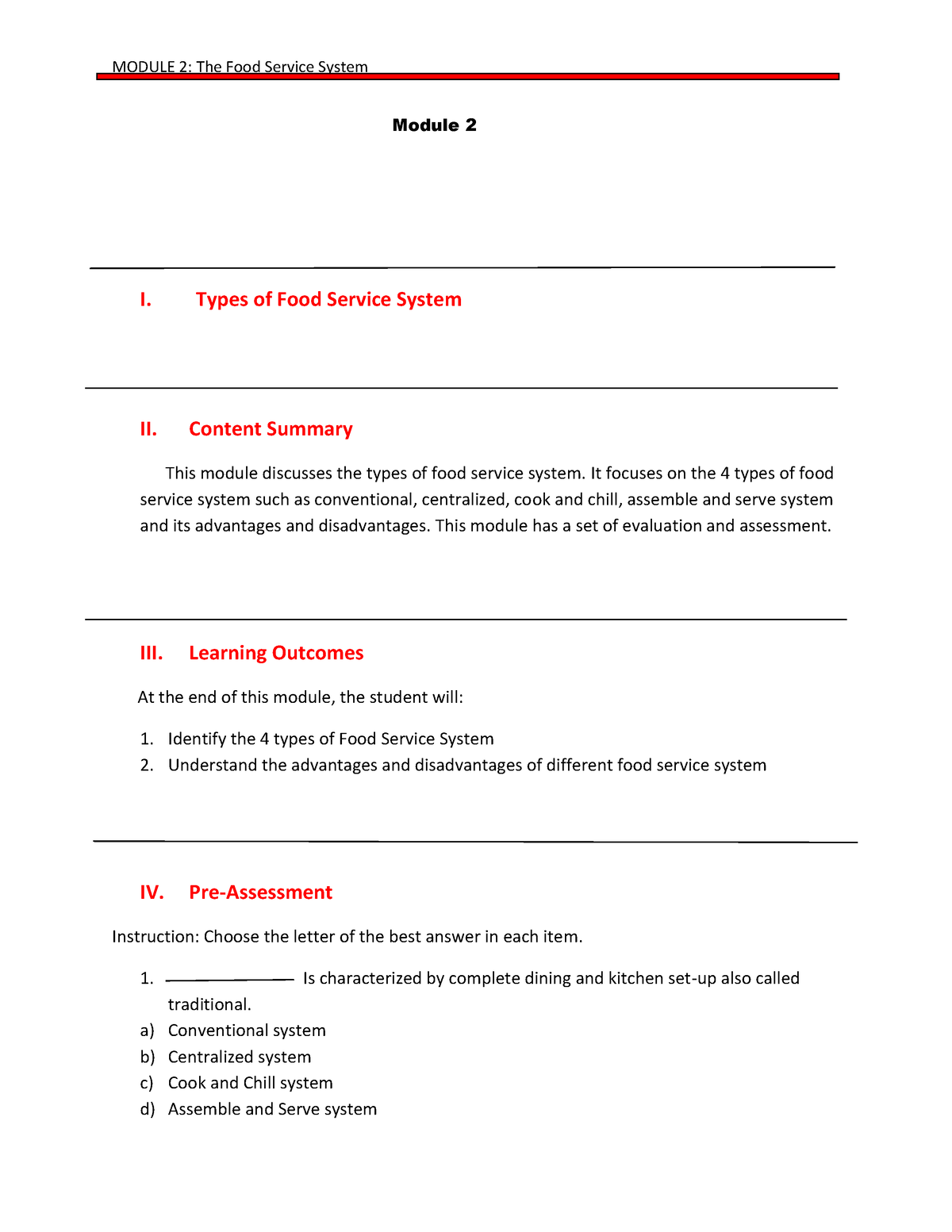 food-service-system-lecture-module-2-i-types-of-food-service