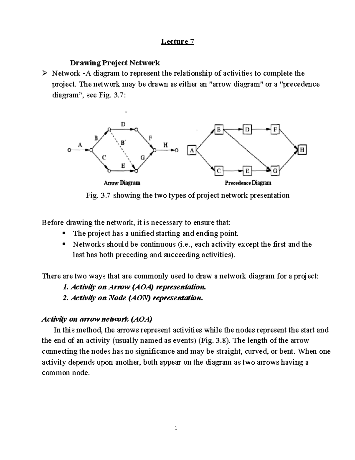 Lecture 7ok - computer science notes - 1 Lecture 7 Drawing Project ...