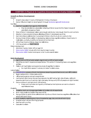 Nursing Notes - Core Developmental Theories and Ideas - 8/ 3 Basic ...