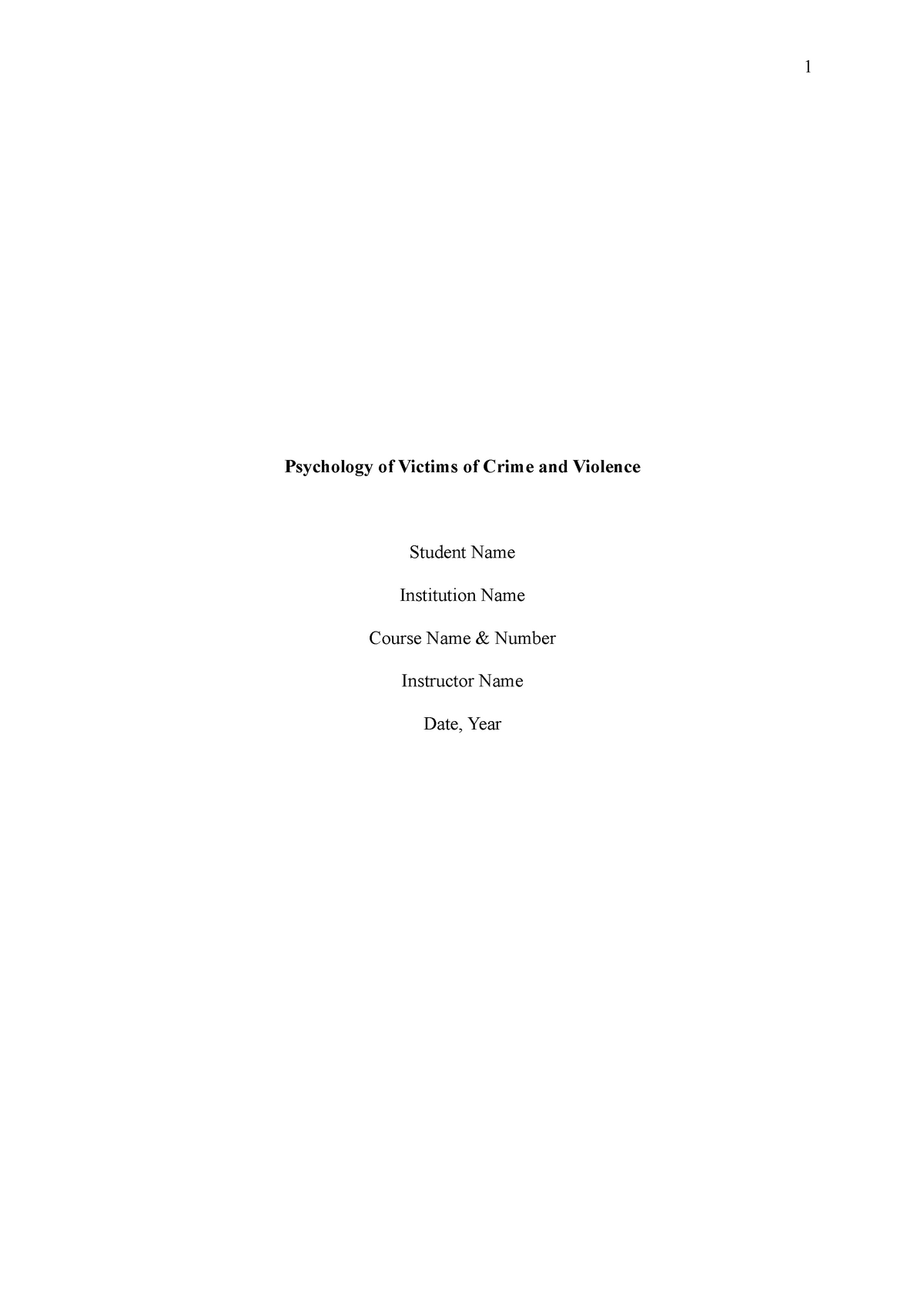 essay-on-victims-and-violence-psychology-of-victims-of-crime-and