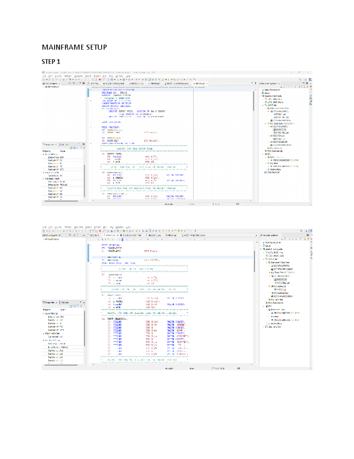 Mainframe Setup - Info6104 - MAINFRAME SETUP STEP 1 STEP STEP - Studocu