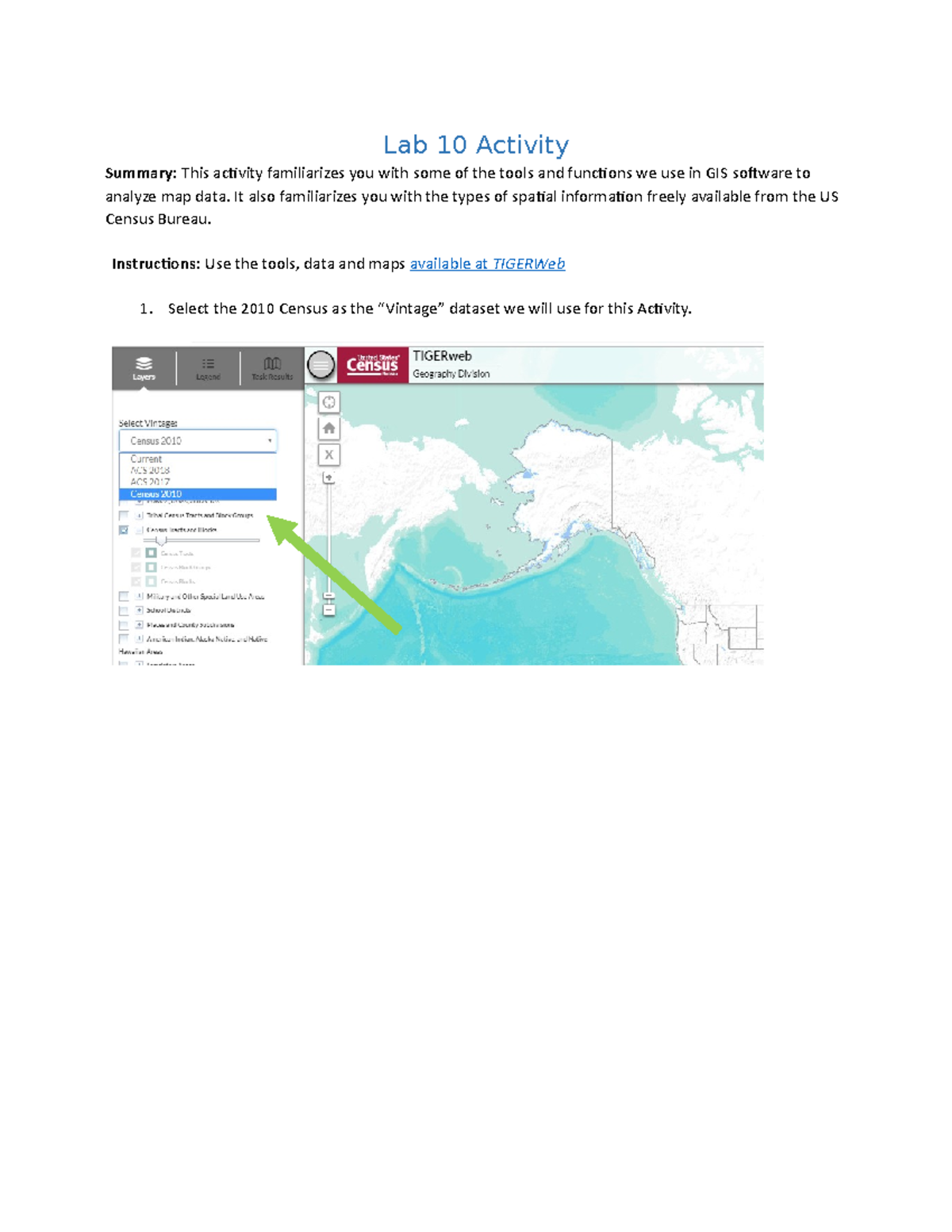 Lab 10 Activity - Applied Gis & Spatial Analysis Lab 10 - Lab 10 ...