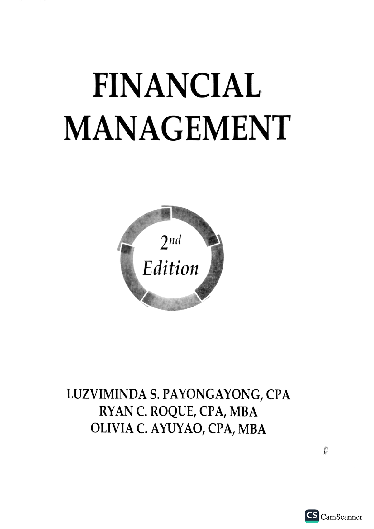 Chapter 1- Introduction To Financial Management - Studocu