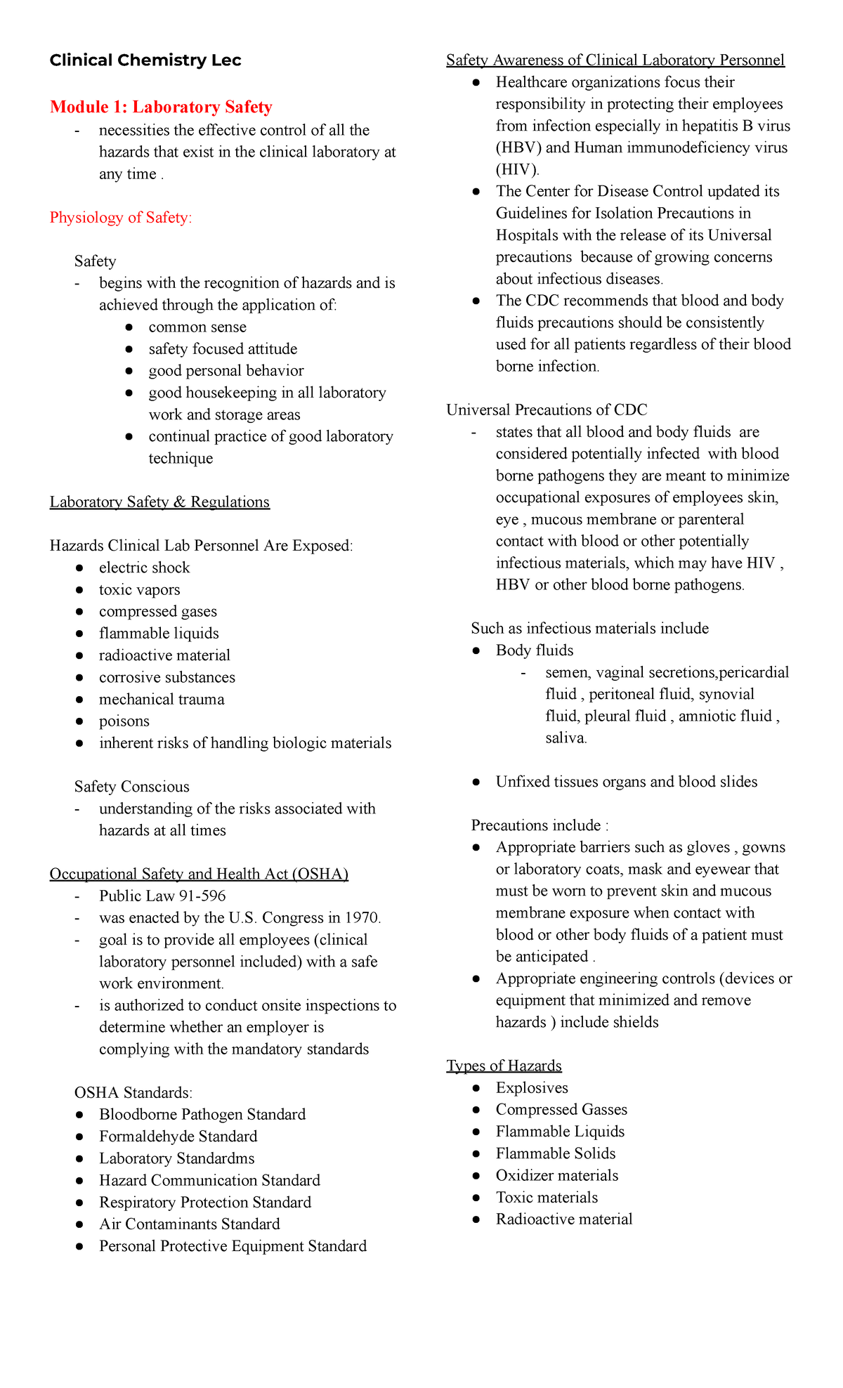 CC-Lec-Finals - clinical chemistry lecture - Clinical Chemistry Lec ...