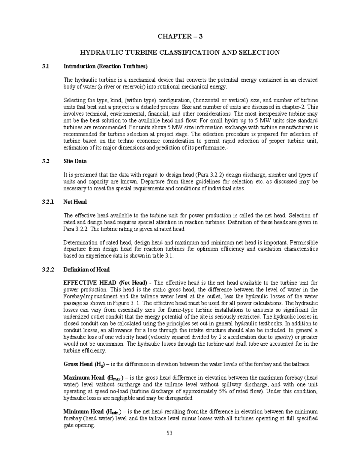 chapter-3-hydraulic-turbine-classification-and-selection-chapter-3