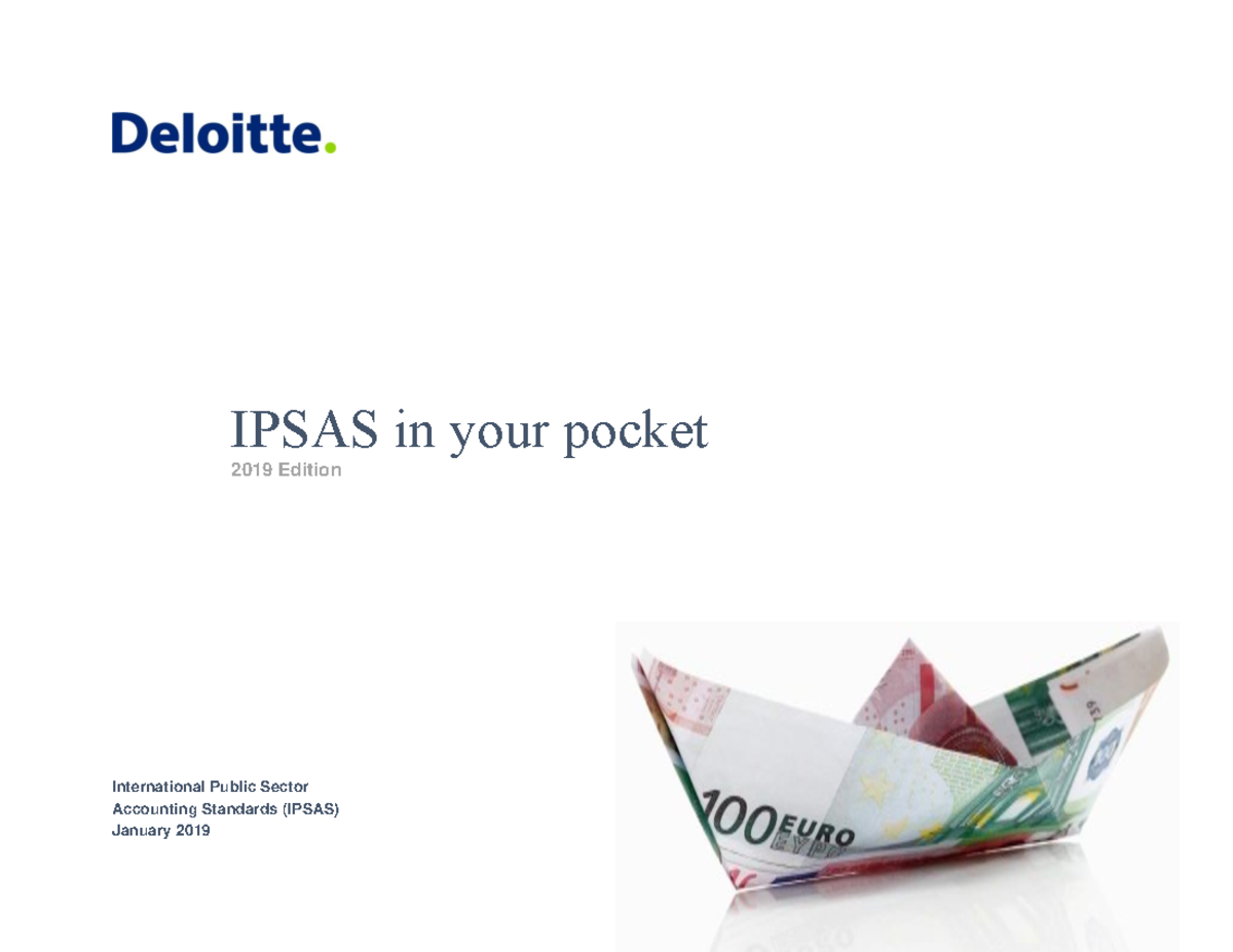 Ipsas in Your Pocket - January 2019 - International Public Sector ...