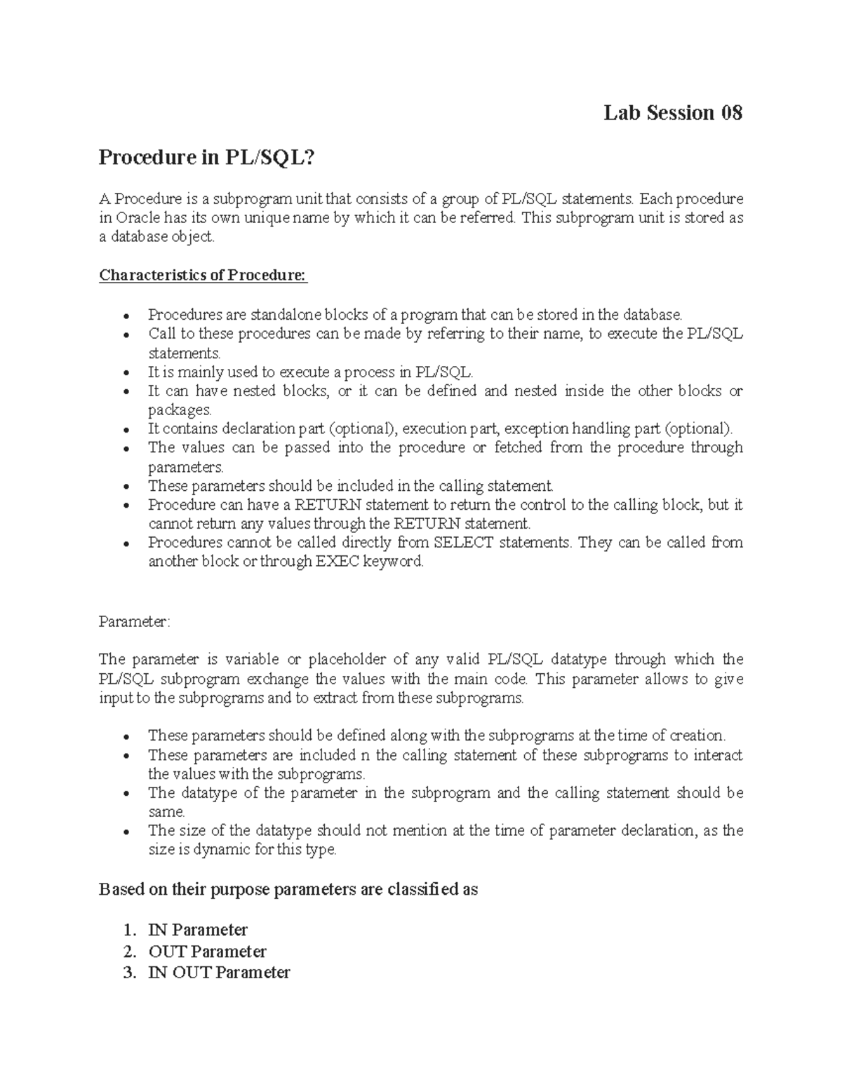 procedures-pl-sql-lecture-notes-6-lab-session-08-procedure-in-pl