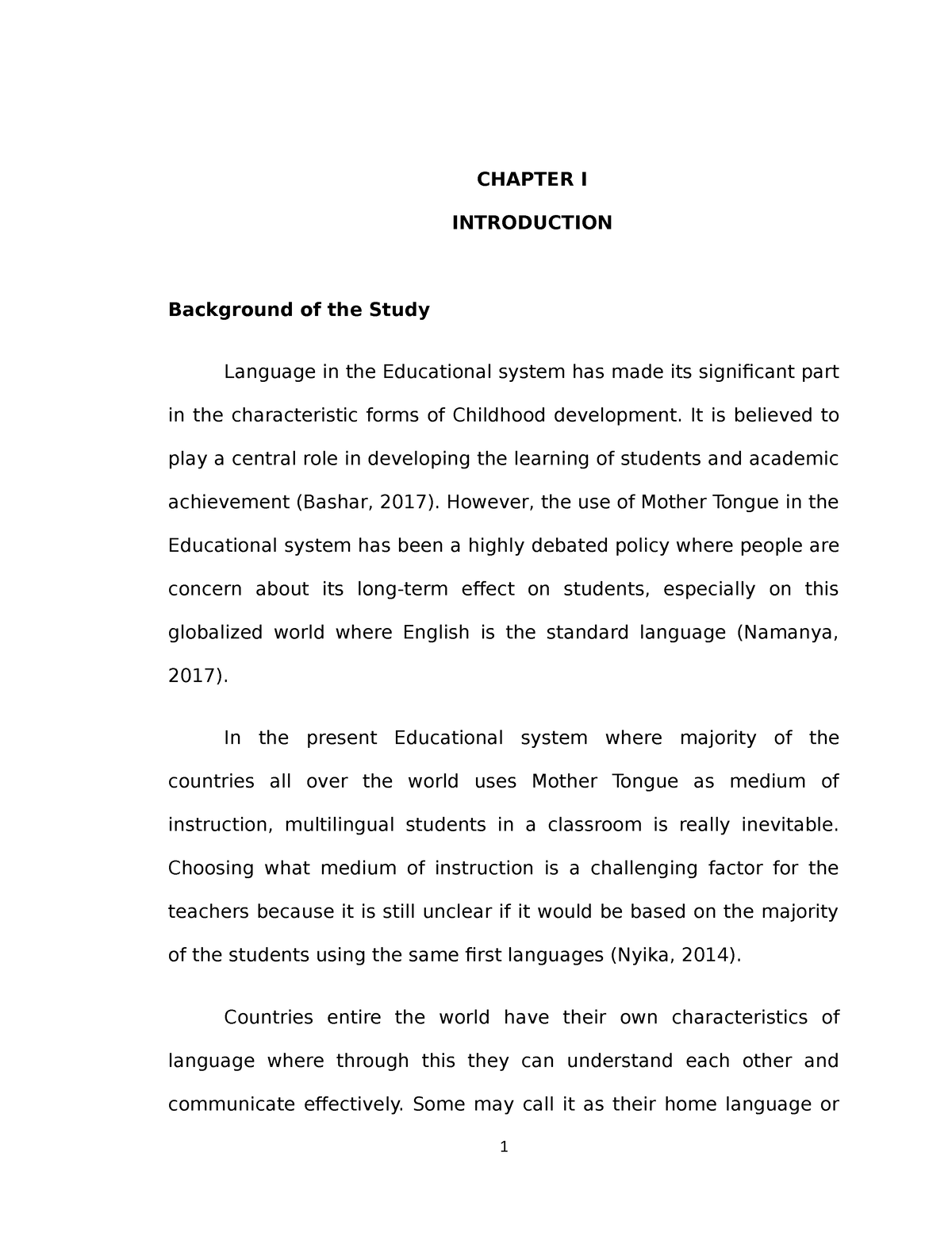 Chapter 1 Qualitative Research CHAPTER I INTRODUCTION Background Of 